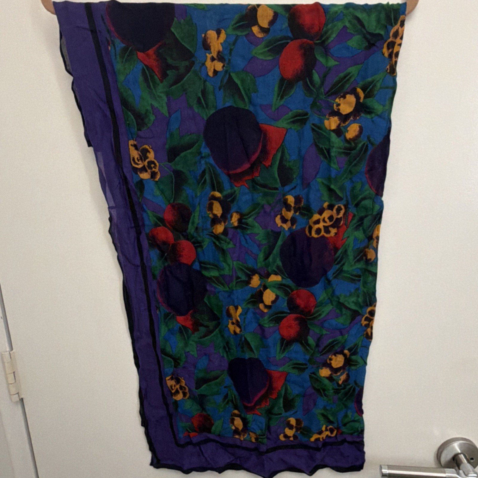 Echo Women's Rayon Rectangle Scarf Multicolor Pur… - image 1