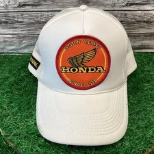 Aviator Nation Trucker Hat Cap White Adjustable ACL Festival Born Rebel HONDA
