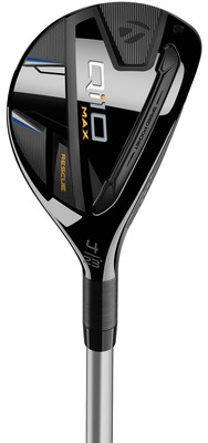TaylorMade Qi10 MAX Rescue 27* 5H Hybrid Stf UST Recoil 780 ES Black Excnt