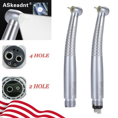 Dental LED E-generator Shadowless Ring Pieza de Mano de Fibra Óptica 2/4Agujeros