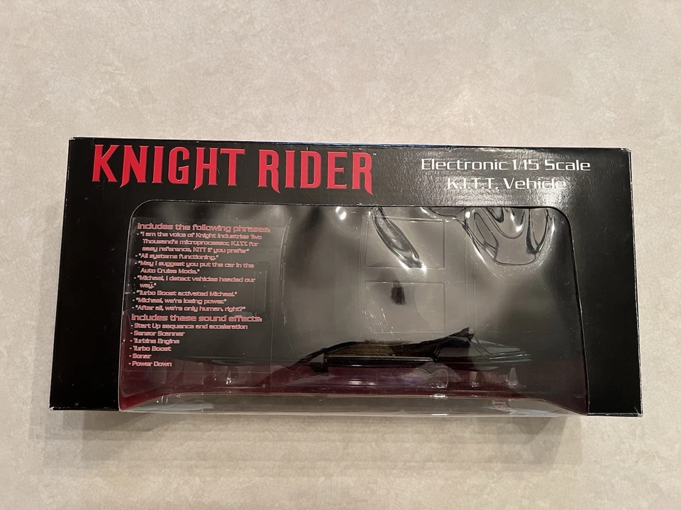 Knight Rider Electronic 1/15 Scale KITT Vehicle Car Diamond Select Toys-New-Read - Image 3 of 4