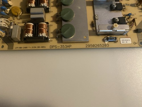 Vizio Xvt3d650sv Power Board Dps-353ap - Picture 3 of 3