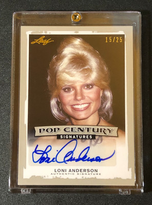 2014 Pop Century LONI ANDERSON Blue Auto Silver/25 WKRP Cincinnati STROKER ACE