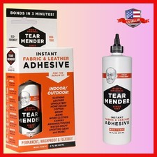 Tear Mender INSTANT REPAIR KIT Fabric Leather Upholstery Sofa Shoe Adhesive Glue