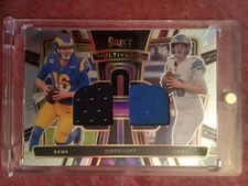 2024 READ Select Multiverse Jared Goff Silver Prizm Dual Jersey Patch #25/149