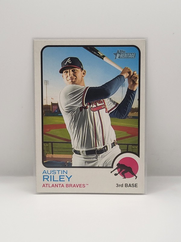 2022 Topps Heritage Austin Riley  #193 Atlanta Braves
