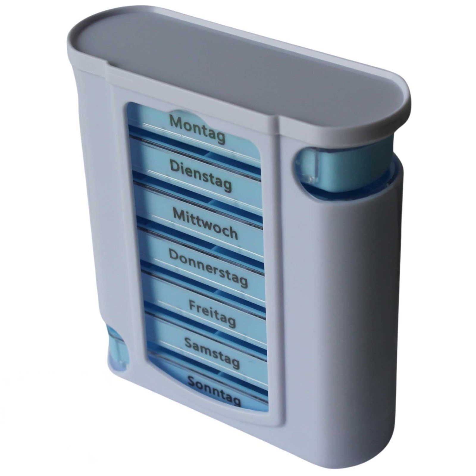 Medikamentenbox Tower 28 Fächer 7 Tage Pillendose Tablettenbox Pillenbox Box