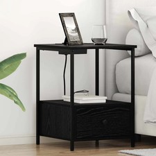 Armadio da Notte con cassetto Legno multistrato Tavolo Comodino Moderno vidaXL