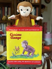 Schylling Curious George Tin Metal Jack In The Box Pop Goes The Weasel Works