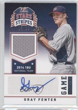 2015 Panini Stars and Stripes Game Gear Signatures 93/99 Gray Fenter Auto 4l3