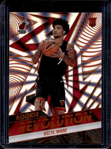 2024-25 Panini Revolution Kel'el Ware RC Sunburst #/75 Heat Rookie