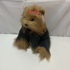 Ty Beanie Baby Classic Large Plush Yappy Yorkie Dog Retired Classic  Puppy 11&rdquo;