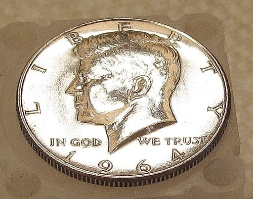 1964 Kennedy  Impaired  Proof 90% Silver  ~  Stackers  Delight  ~ #119-4