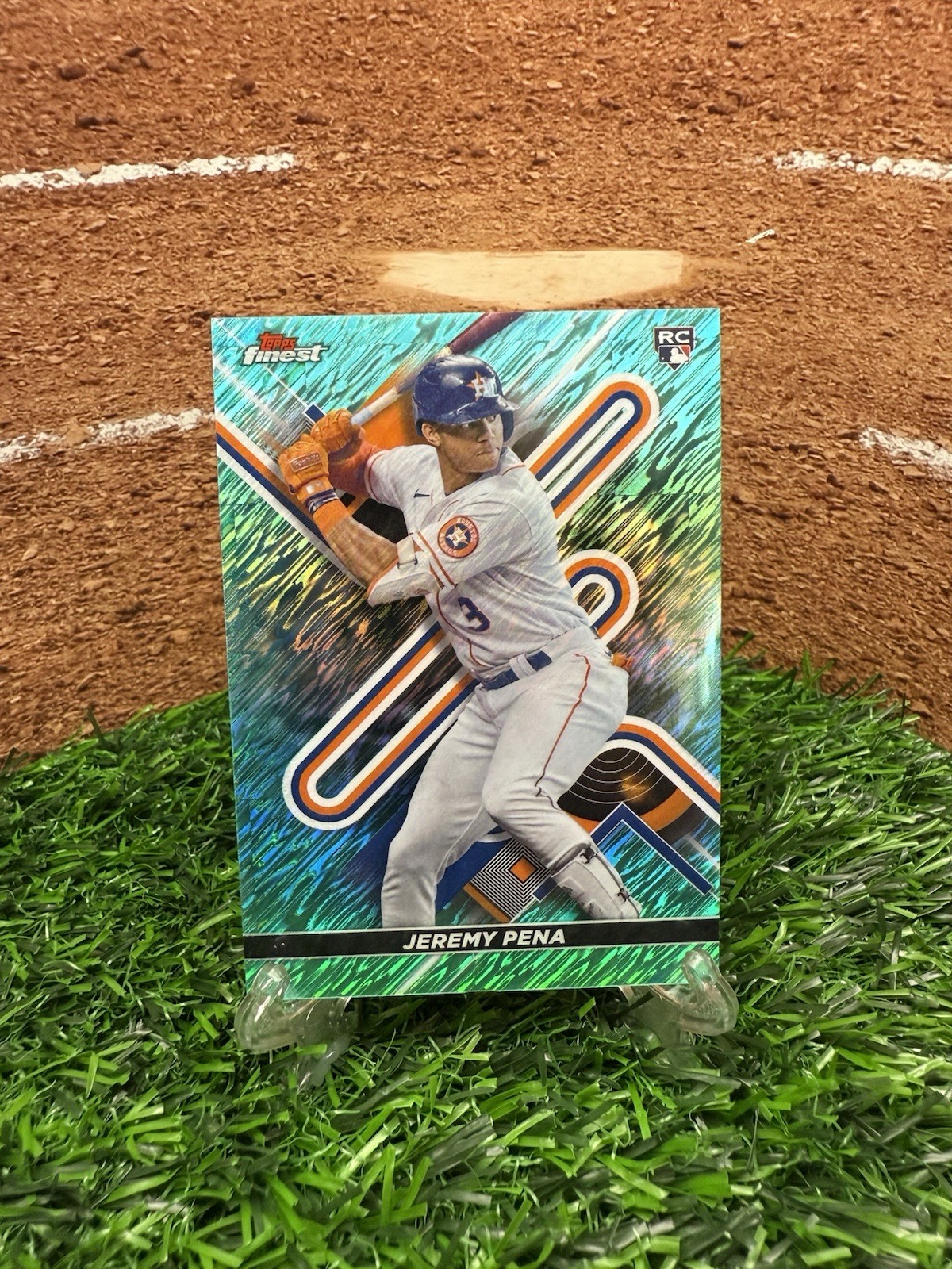 2022 Finest Aqua Shimmer Refractors #9 Jeremy Pena RC Rookie 104/175 ASTROS