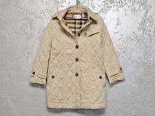 Burberry London Girls/kids Quilted Beige Jacket Size - 134