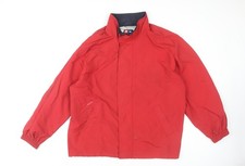 Marks and Spencer Red Windbreaker Jacket - Medium