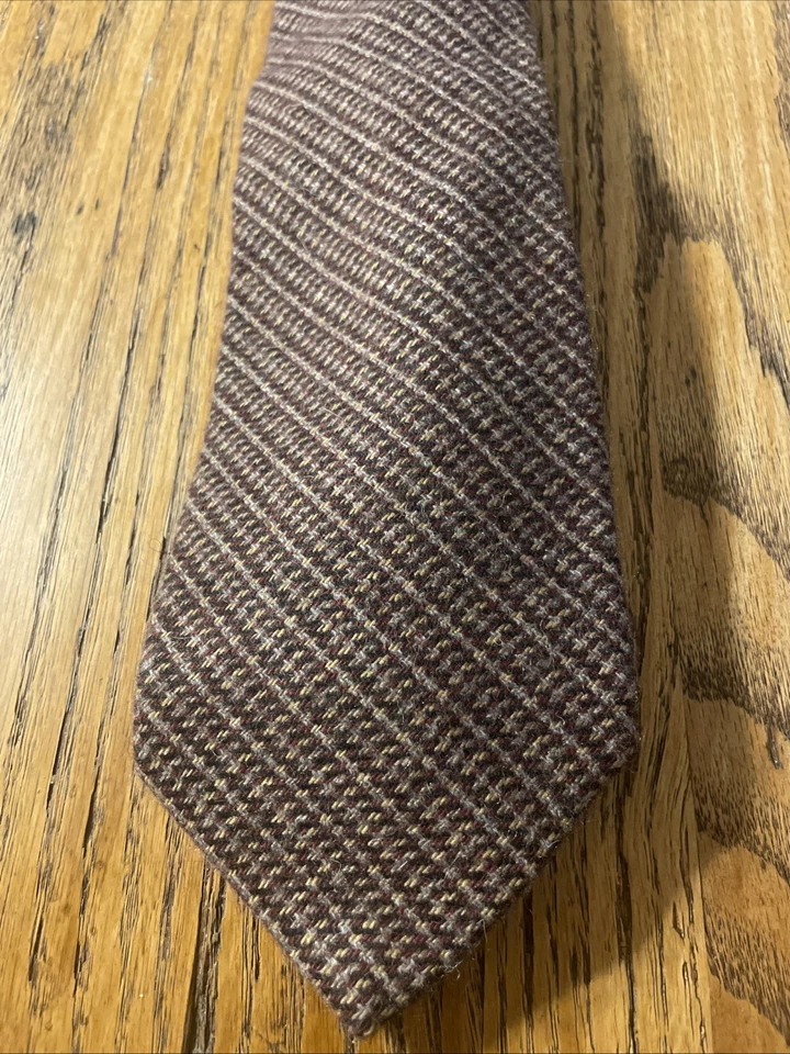 Corbata gruesa 100 % cachemir Luciano Barbera usada en excelente estado para hombre de diseñador hecha en Italia Foto 2 de 4