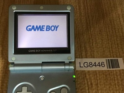 GameBoy Advance SP Pearl Blue Console Nintendo Japan - Tested
