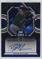 2023 Panini Elite Extra Edition Hidden Gems Blue David McCabe #HG-DMC Auto 12g7