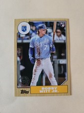 2022 Topps 35th Anniversary #87-TBU-7 Bobby Witt Jr Rookie Card RC Royals. rookie card picture
