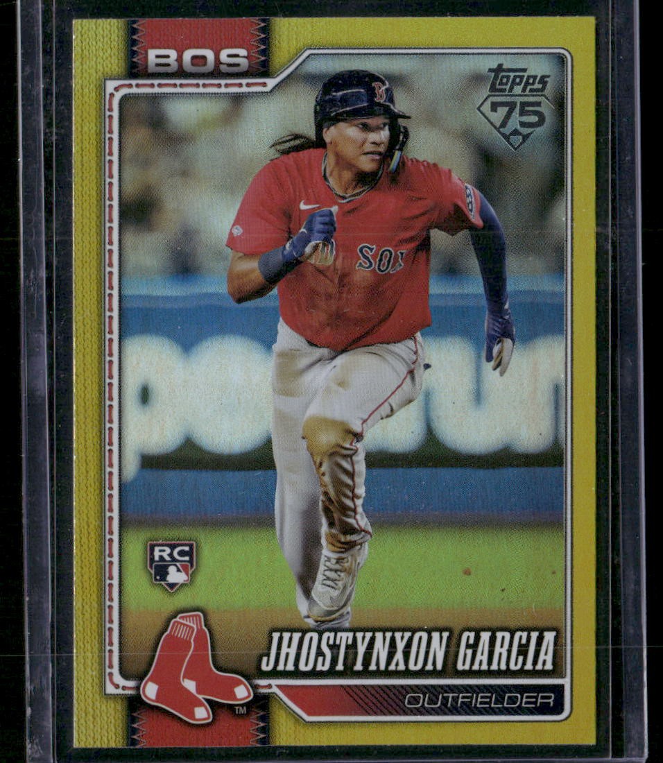 2026 Topps #316 Jhostynxon Garcia Yellow Holo Foil #/399 ROOKIE