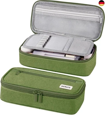 BESUCHE DEN WEMATE-STORE WEMATE Federmäppchen Federtaschen Mäppchen Etui Stifte 5 Fach, Große Kapazität P