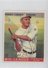 1982 Dover American League Baseball Cards Reprints Heinie Manush HOF 0q3