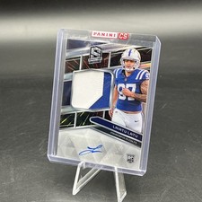 Laiatu Latu (RC, AU) Redemption Patch Autograph 7/60 (2024 Panini Spectra, #229)