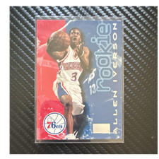 SkyBox 1996-97 Skybox Premium Allen Iverson Rookie #216 76ers Basketball Card. rookie card picture