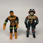 GI Joe Figures: Cobra BAT & Lift Ticket - Vintage Action Figures No Accessories