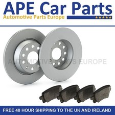 282mm Brake Discs & Brake Pads Rear for VW Golf Mk4/5 Passat B6 B7 Touran Jetta