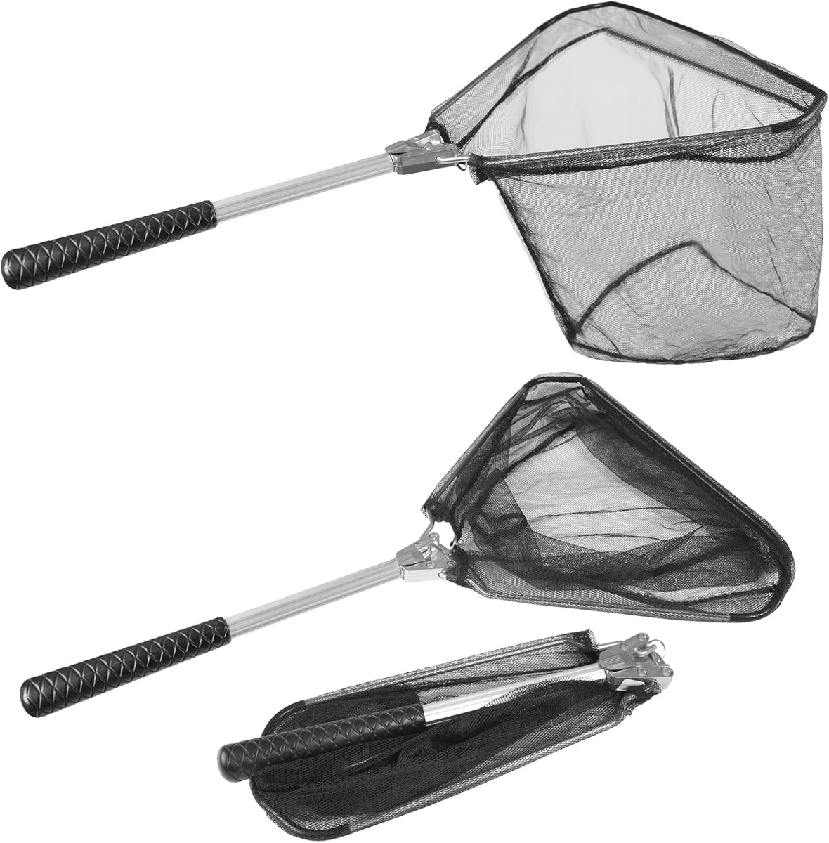 dinsmore fishing nets TRIANGULAR SPECI-MIX FOLDING 36" MESH PAN NET Landing Nets & Keepnets 