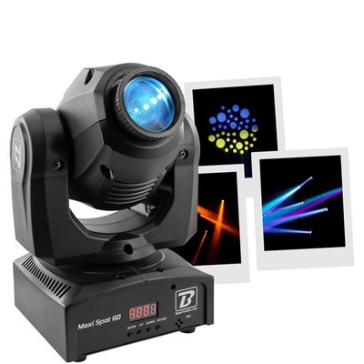 MaxiSpot, 60 LEDs, RGB, 60 W, Spotlight, Disco DJ, Bühnenbeleuchtung, DMX Spo...