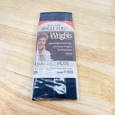 New Wrights 4 Yards Bias Tape 1/2" Single Fold #200 Navy Blue PC05