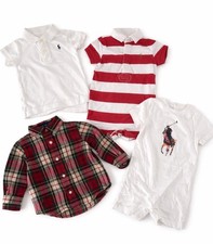Polo Ralph Lauren Baby Boys Bundle 9M Preppy Classic Set