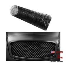 Car Grill Mesh, Heavy Duty Aluminum Alloy Grille Insert Bumper with 4 8 mm
