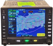 Avidyne IFD540, yellow tagged