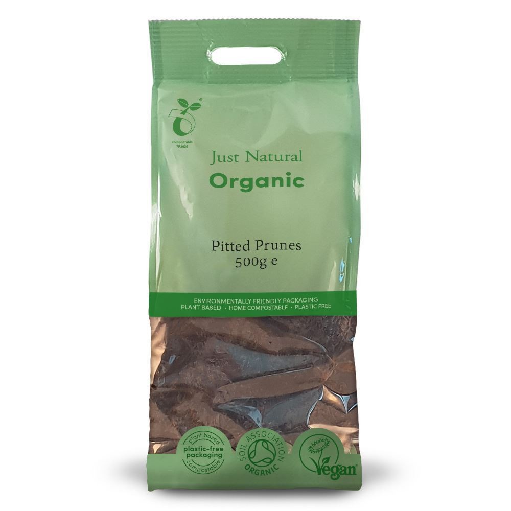 Just Natural Organic Organic Pitted Prunes 500g - 2 Pack