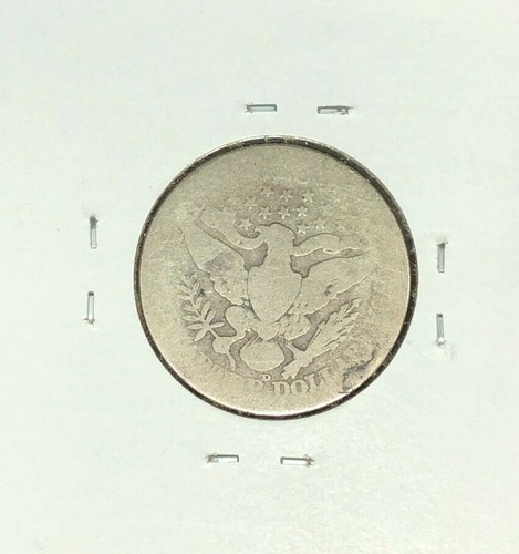 CUARTO DE PLATA BARBERO 1914-D ~G ~BONITA MONEDA~ - Imagen 2 de 2