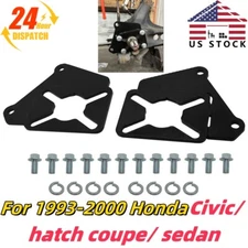 Rear Disc Conversion Bracket kit For Honda Civic hatch coupe sedan 1993-2000 US