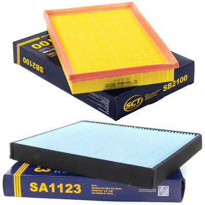Filter Set Inspektion SCT Luftfilter + Innenraumfilter für Seat Skoda VW Polo