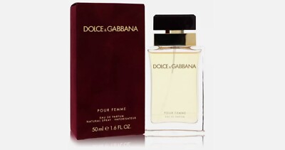 Dolce & Gabbana Pour Femme Eau De Parfum Spray 1.6 Oz New In Box