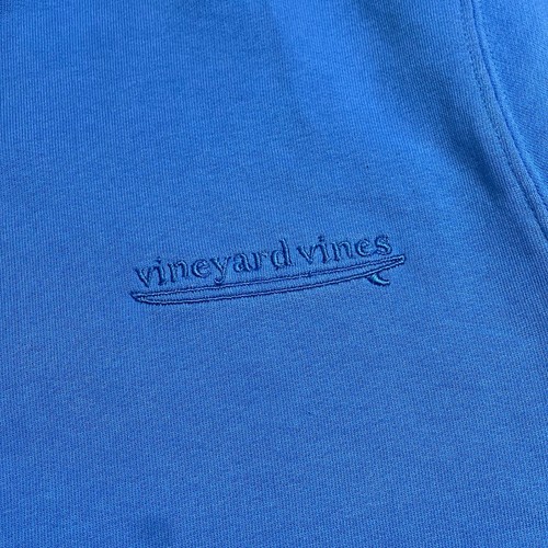Vineyard Vines Pullover Hoodie Unisex Kids XL (18) Embroidered Logo Blue Knit - Picture 9 of 10