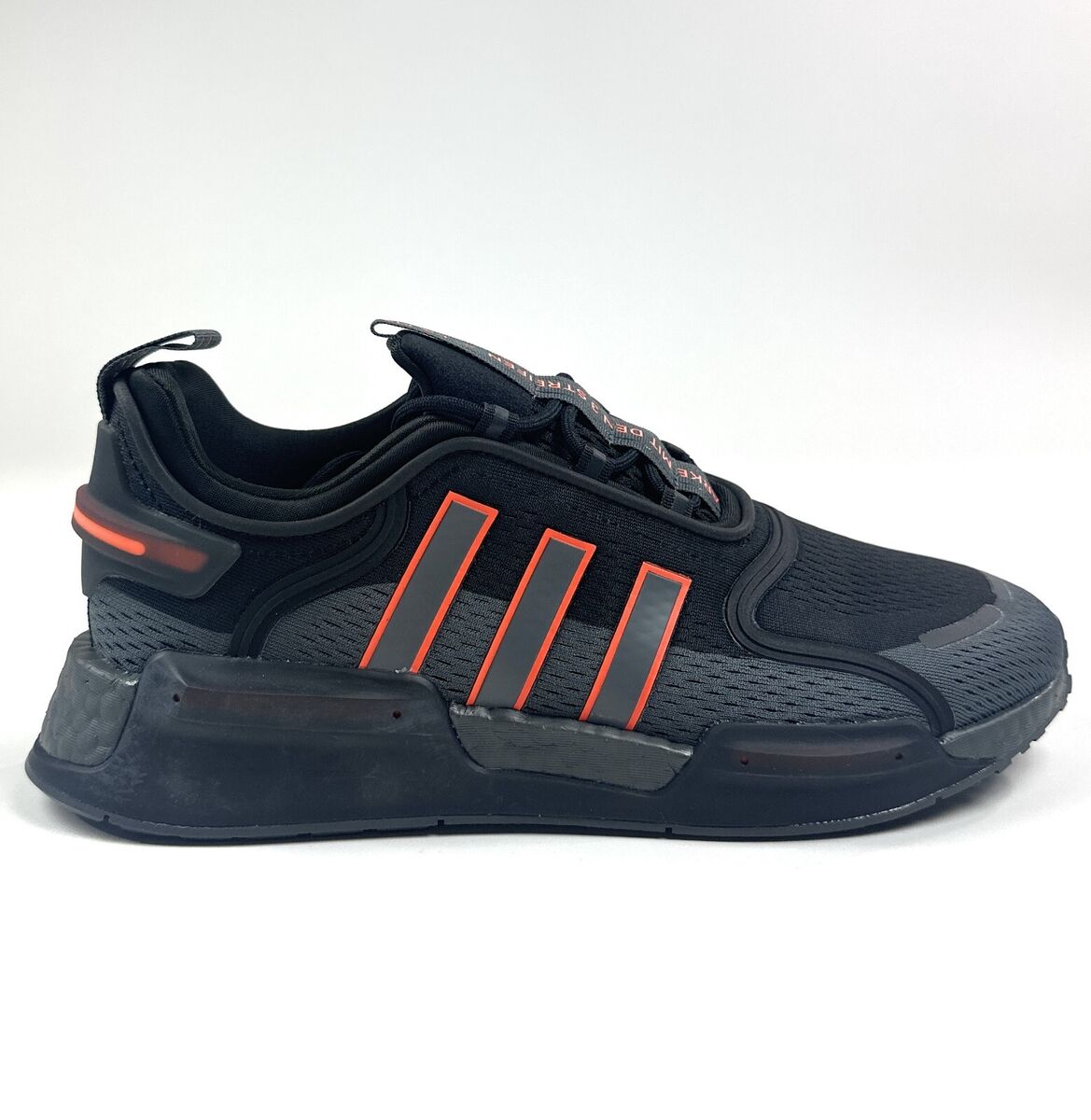 Adidas Originals NMD V3 Mens 11 Black Orange Athletic Shoes Adidas Originals NMD V3 Mens 11 Black Orange Athletic Shoes