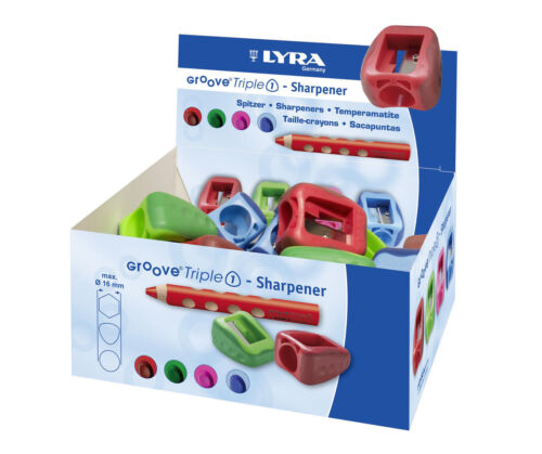 Lyra Groove Triple 1 Anspitzer Spitzer 16mm für extra große Stifte Kunststoff - Bild 1 von 2