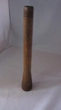 Vintage Cone Bobbin Spool Wood Wooden Textile Spindle Industrial Antique 14"
