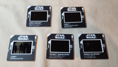 Lot Of 5 Star Wars FreezeFrame Movie Cels Leia Lando Ewoks C-3PO Malakili