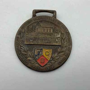 Knights of Pythias Watch Fob 1864-1914 Atlantic City NJ Jubilee Antique Vintage