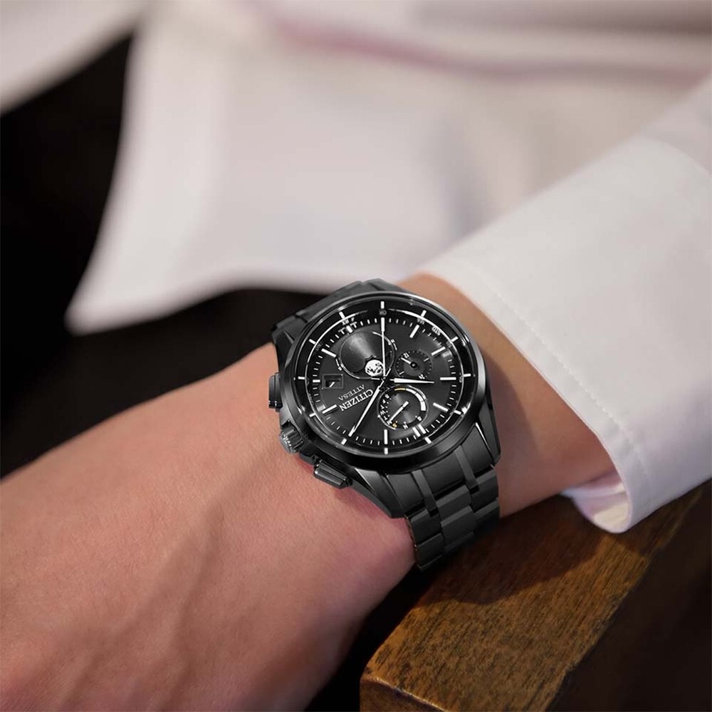 Citizen Ø41.5mm Attesa moon phase titanium BY1006-62E