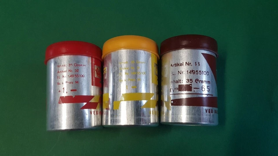 3x Bussard Drix Skiwachs Langlaufwachs Set DDR Wachs Touren Ski Langlauf - Bild 2 von 4